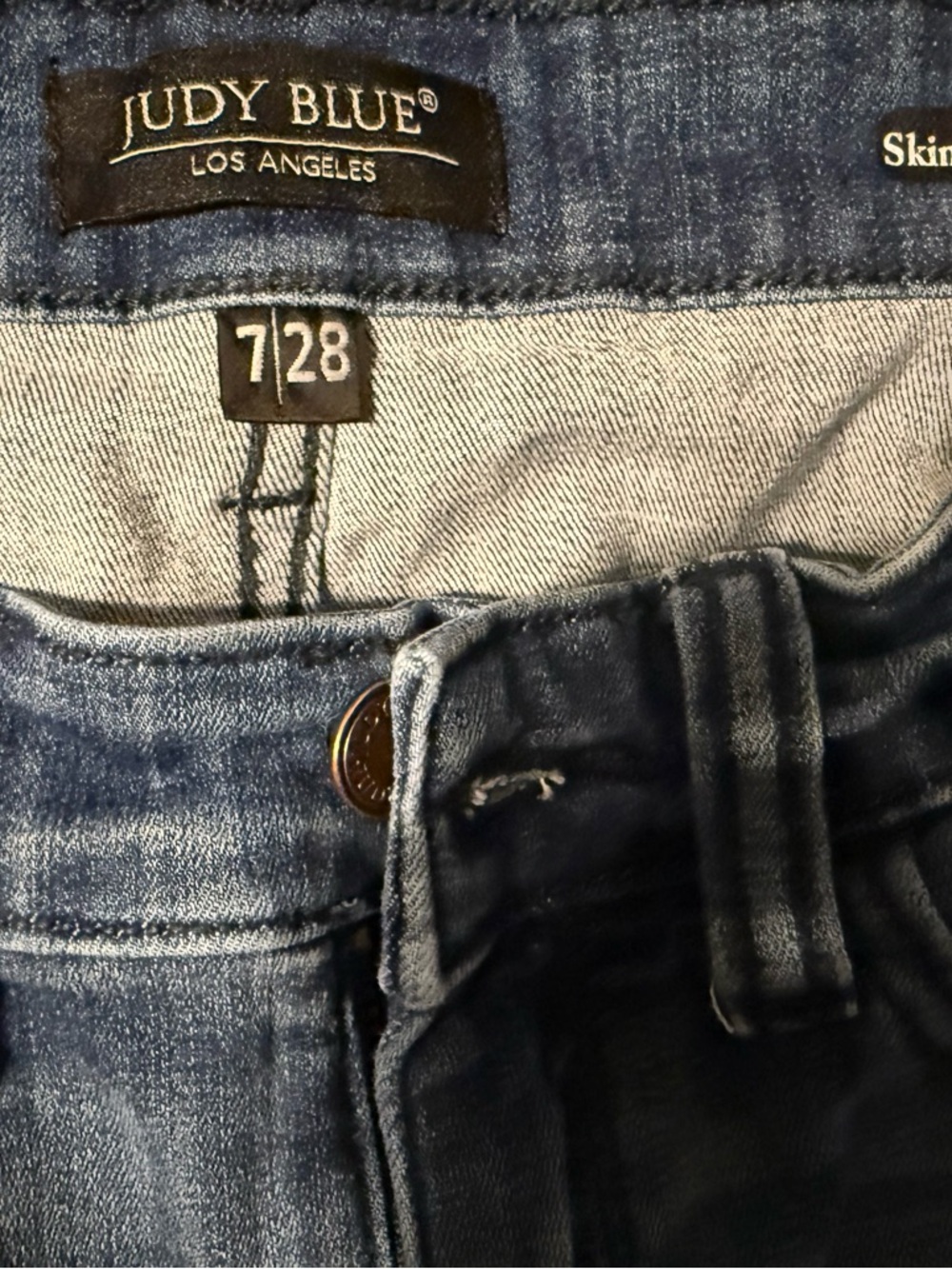 Women’s‎ Judy Blue denim capris size 7/28 - Picture 3 of 4